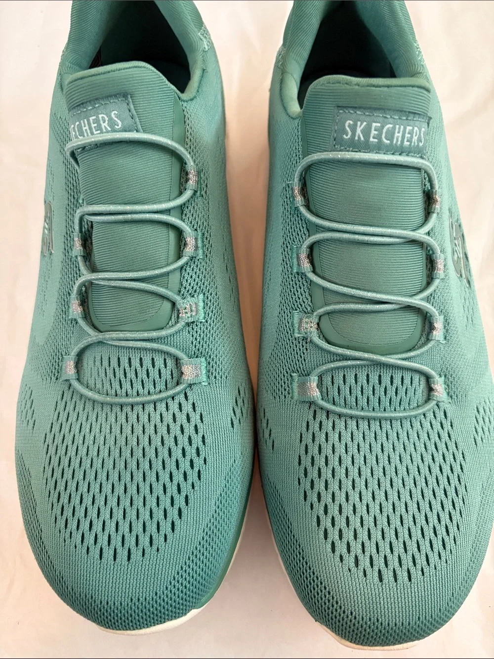Skechers Slip-On Sneakers Teal Green
